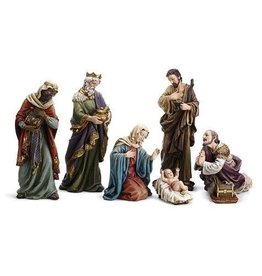 Christian Brands 23.5" Nativity Painted 7 pc set