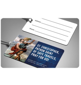 Catholic ID St. Christopher Luggage Tag