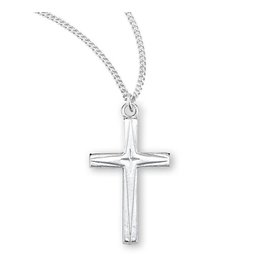 HMH Religious Sterling Silver High Polished Cross
