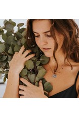 My Saint My Hero Vintage Blessing Lineage of Love Necklace Silver