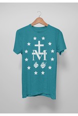 Romantic Catholic Miraculous Medal Tee M