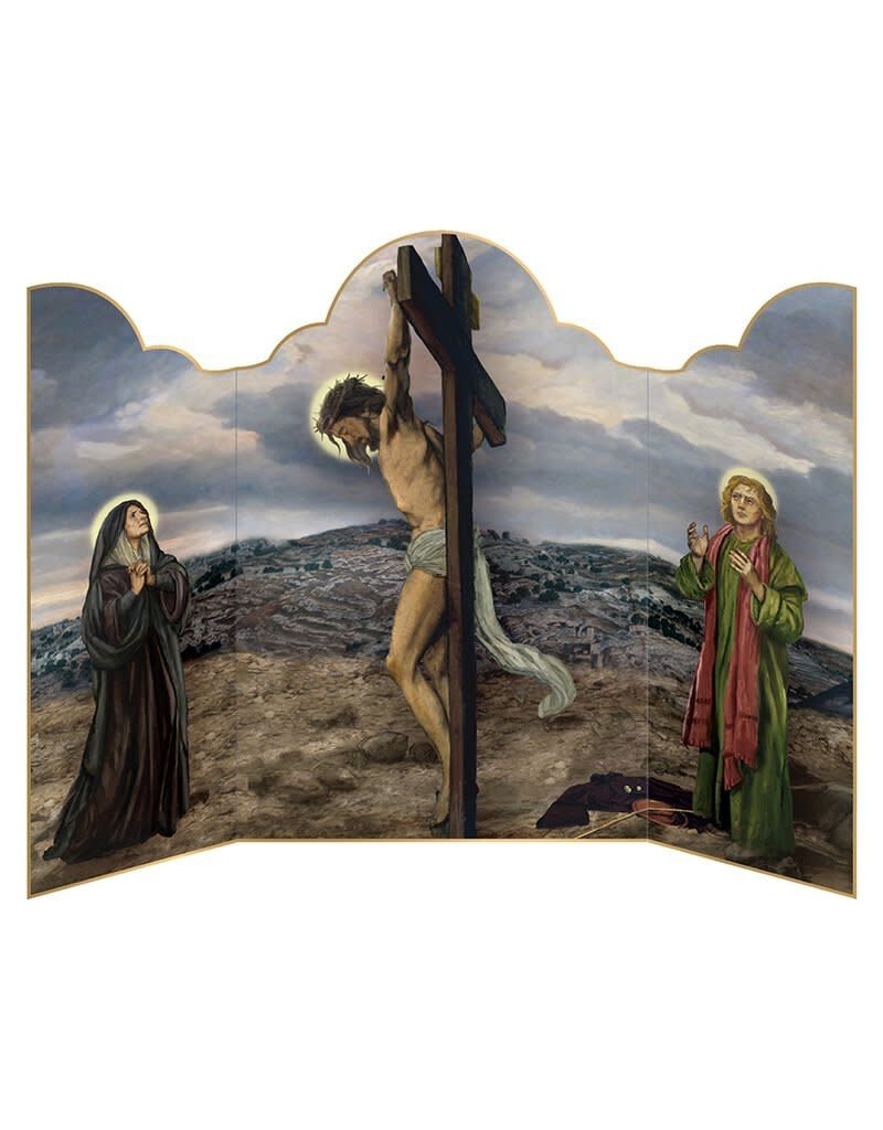 Avalon Gallery Triptych Card - Crucifixion