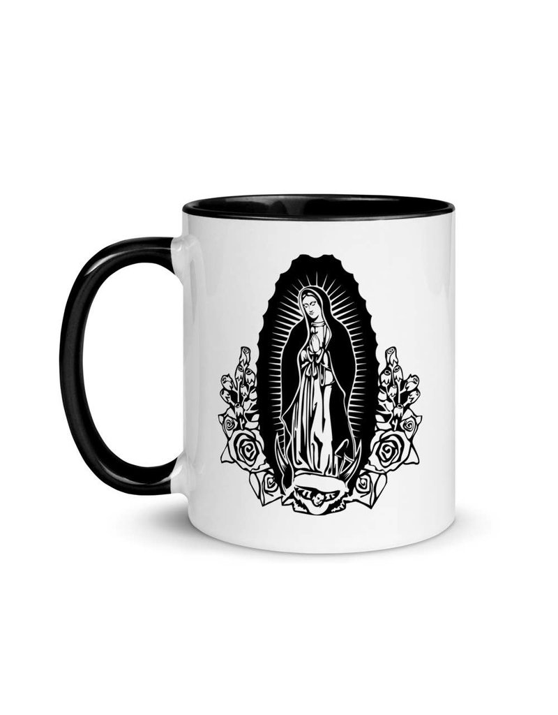 Blessed Be God Boutique Catholic Coffee Mug, Our Lady of Guadalupe