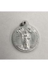 Divine Mercy and Cecilia Round Medal