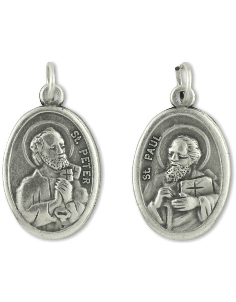 Peter and Paul Oxidized Medal