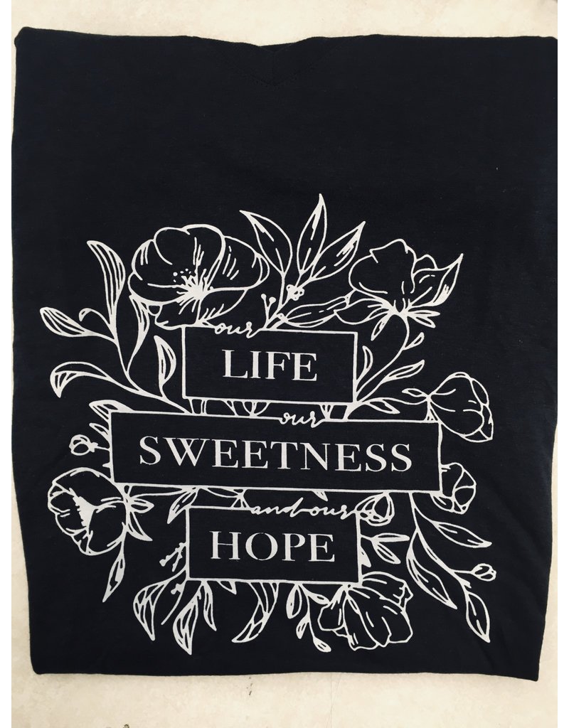 QOA Catholic Our Life, Our Sweetness, and Our Hope T-Shirt (District)