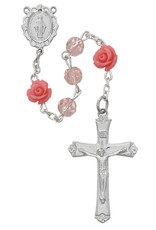 McVan 6mm Pink Rose Rosary