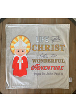 Meyer Market Designs Pope St. John Paul II Ultra Soft Lovey Blanket