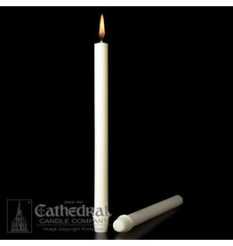 Cathedral Candle Co. 51% Beeswax 1 1/8" x 10 1/2" Candle (Box of 18)