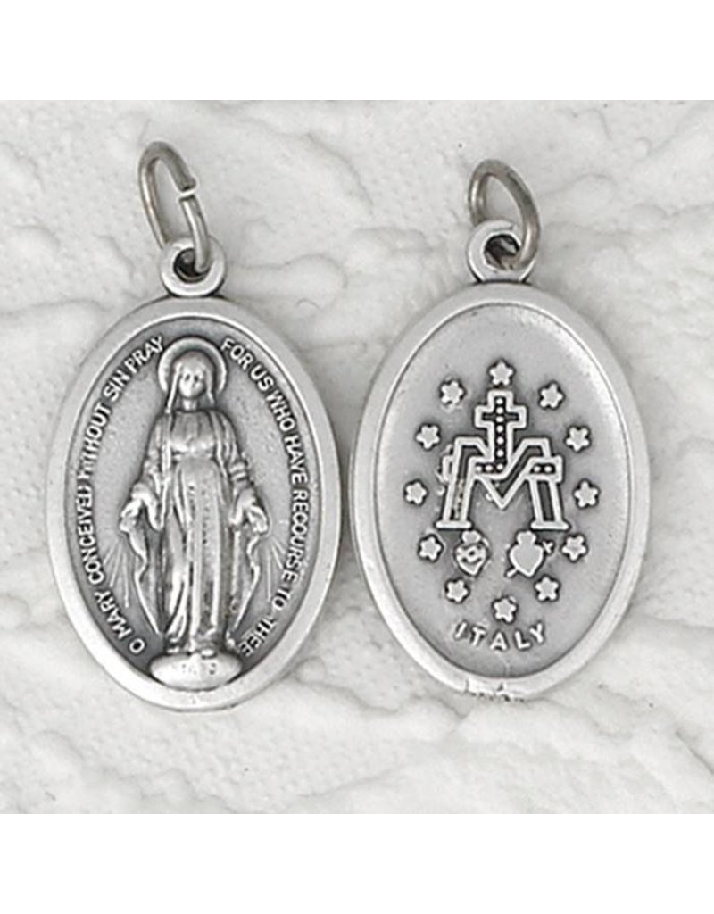 Lumen Mundi 1" Oxidized Miraculous Medal