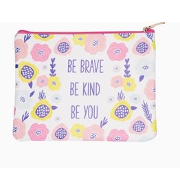 Mary Square Pouch Zippered Be Brave
