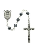 McVan 6mm Genuine Hematite Communion Rosary