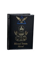 WJ Hirten Blessed Trinity Missal with New Mass and Black and Blue Gold Foil