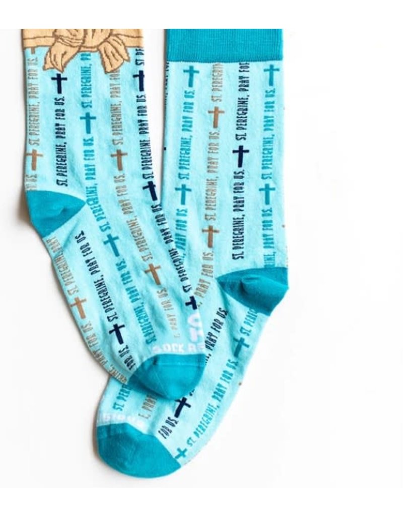 Sock Religious Sock Religious Socks St. Peregrine