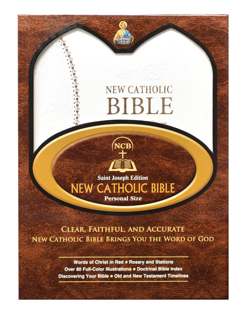 Catholic Book Publishing Corp NCB St. Joseph New Catholic Bible Personal Size-White Dura-Lux