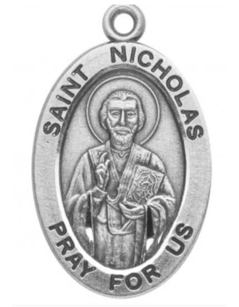 HMH Religious Sterling Silver St. Nicholas Medal