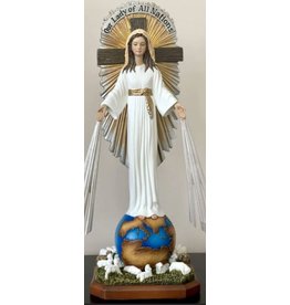 Fiat Religious Statues Our Lady of All Nations 14″