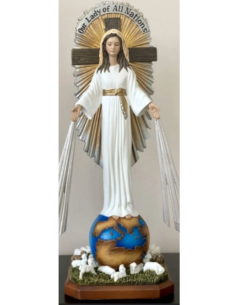 Fiat Religious Statues Our Lady of All Nations 14″