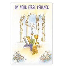 Alfred Mainzer On Your First Penance Card