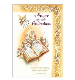 Alfred Mainzer A Prayer on Your Ordination Card