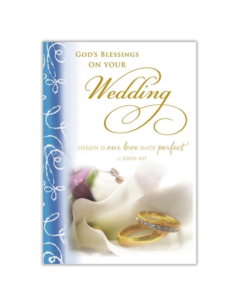 Alfred Mainzer God's Blessings on Your Wedding - Card