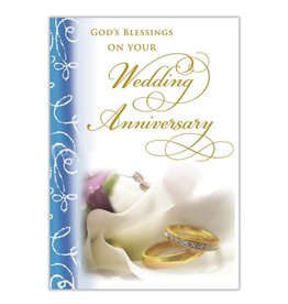 Alfred Mainzer God's Blessings on Your Wedding Anniversary - General Card