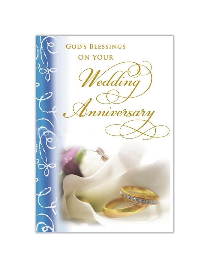 Alfred Mainzer God's Blessings on Your Wedding Anniversary - General Card