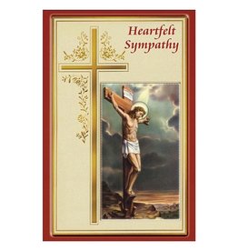 Alfred Mainzer Heartfelt Sympathy - Sympathy Card with Removable Prayer Card