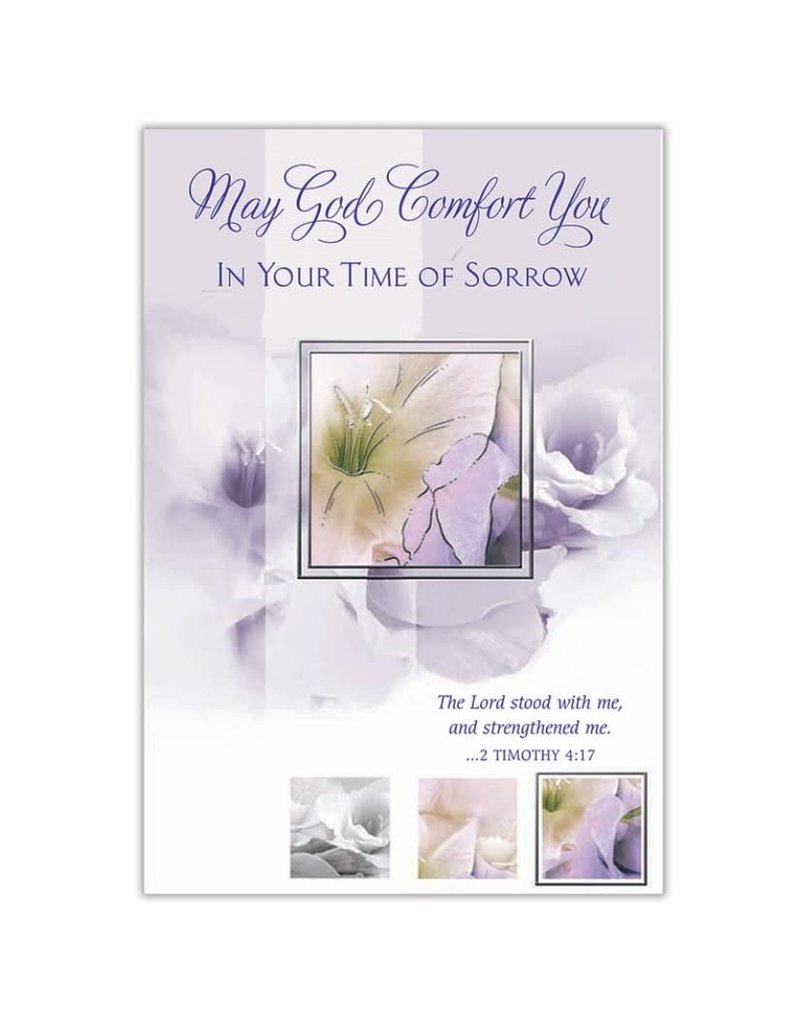 alfred mainzer May God Comfort You in the Time of Your Sorrow - Sympathy Card
