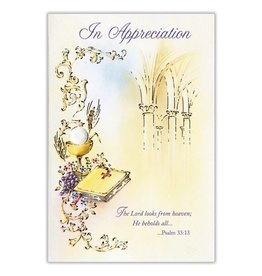 Alfred Mainzer In Appreciation - Thank You Card