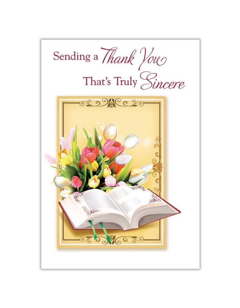 Alfred Mainzer Sending a Thank You That's Truly Sincere - Thank You Card