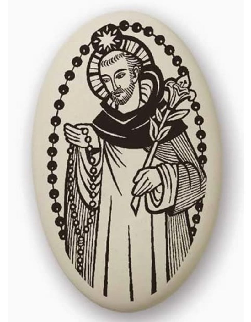 Touchstone Pottery Saint Dominic Porcelain Pendant