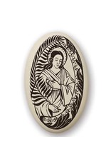 Touchstone Pottery Saint Agatha Porcelain Pendant