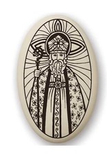 Touchstone Pottery Saint Nicholas of Myra Porcelain Pendant