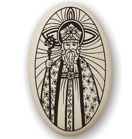 Touchstone Pottery Saint Nicholas of Myra Porcelain Pendant