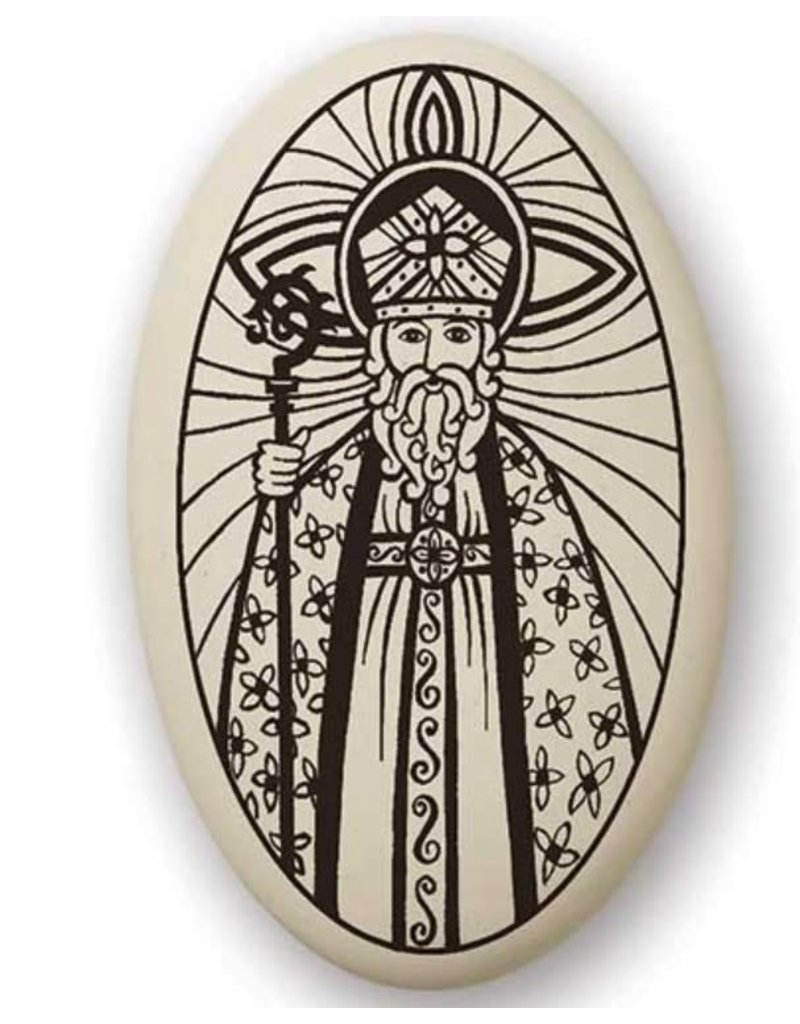 Touchstone Pottery Saint Nicholas of Myra Porcelain Pendant