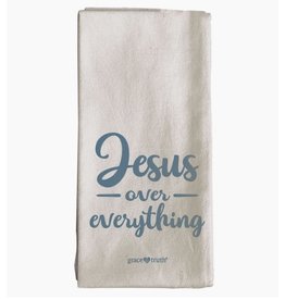 Kerusso Grace & Truth Jesus Over Everything Tea Towel
