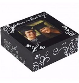 Precious Moments Keepsake Box-Believe In Possibility (Holds 4 x 4 Photo)-Wood
