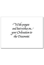 Altar + Home They Presented These Men, Deacon Ordination Congratulations Card