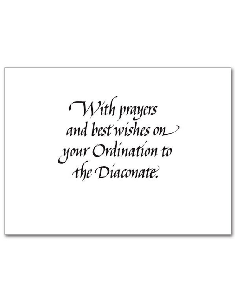 Altar + Home They Presented These Men, Deacon Ordination Congratulations Card