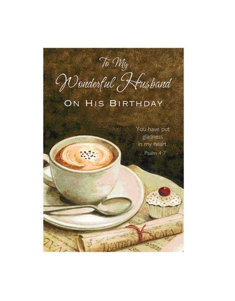 Alfred Mainzer To My Wonderful Husband - Birthday Card