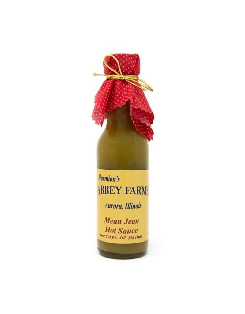 Abbey Farms Mean Jean's 3-Pepper Hot Sauce - Made To Support The Benedictine Monks of Marmion Abbey