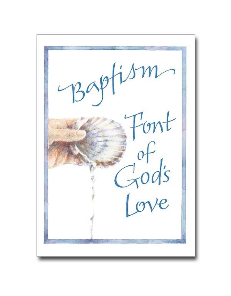 The Printery House Baptism Font of God's Love Card