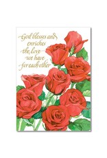 The Printery House God Blesses and Enriches Wedding Anniversary Card