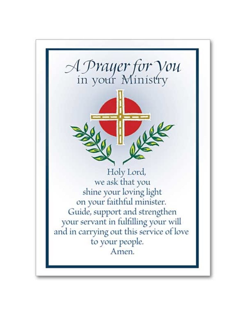 The Printery House A Prayer for You in Your Ministry Appreciation Card