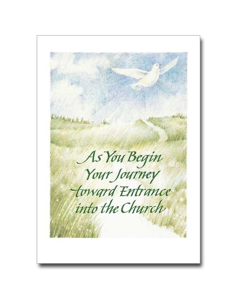The Printery House As You Begin Your Journey RCIA Card