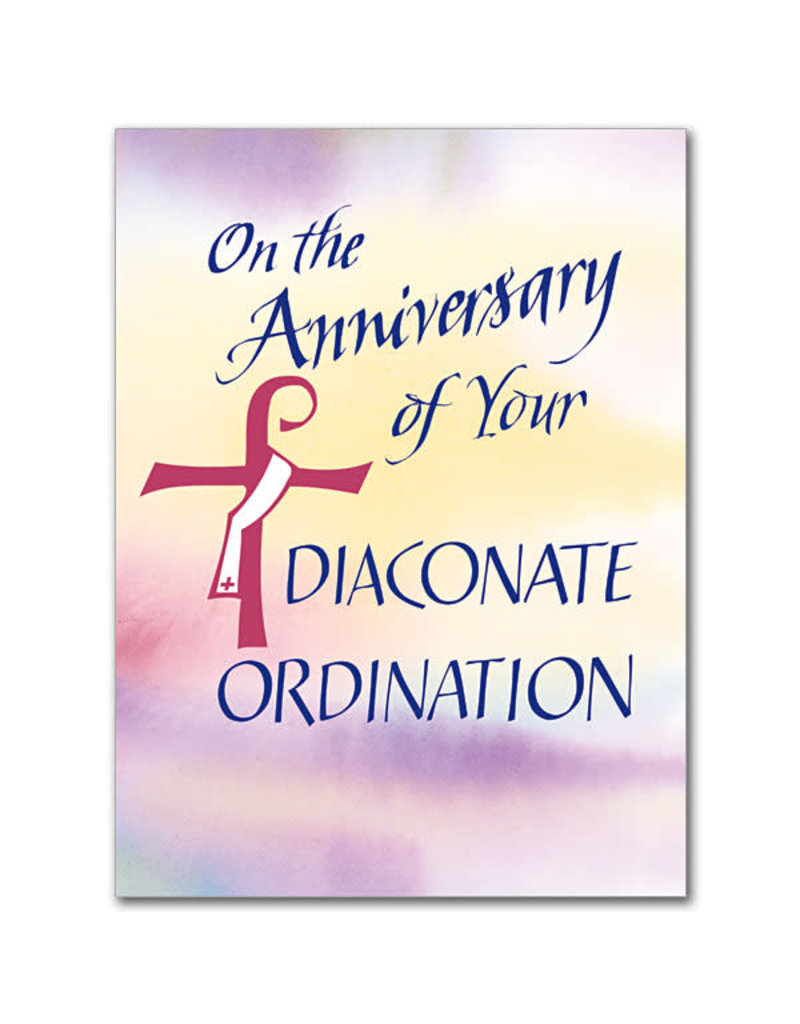 The Printery House On the Anniversary of Your Diaconate Ordination