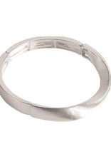 Dicksons Mobius Silver Stretch Bracelet