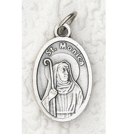 St. Monica Oxidized Medal