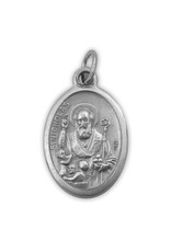 Lumen Mundi St. Nicholas Oxidized Medal